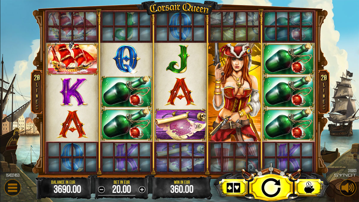 „Synot Games“ „Corsair Queen“ lošimų automatas